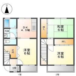 コーポ・リバーストーンＡの物件間取画像